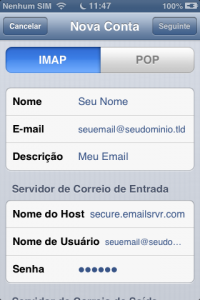 Outlook ios настройка pop3